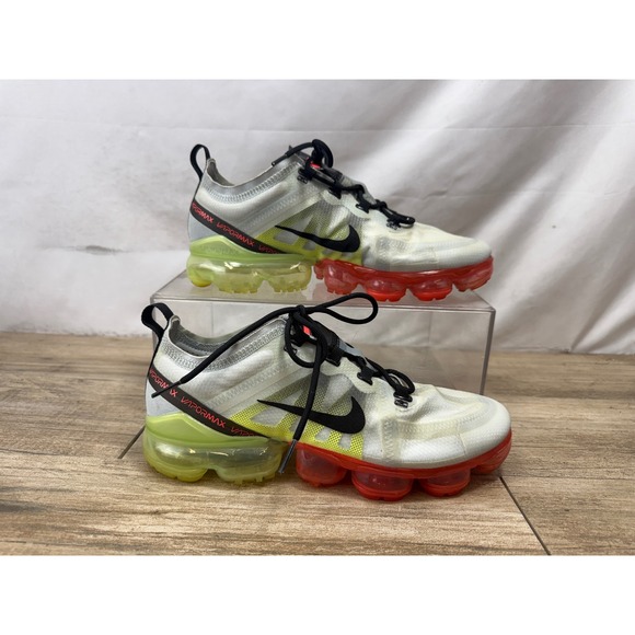 Nike Other - Nike Air VaporMax 2019 Mens Running Shoes White Black Crimson AR6631-007 Size 8